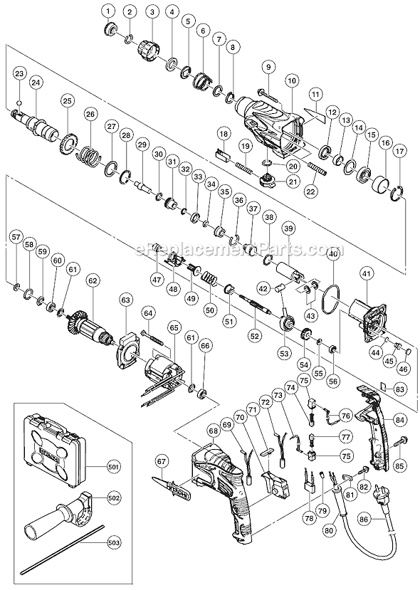 Metabo HPT (Hitachi) DH24PC3 15/16