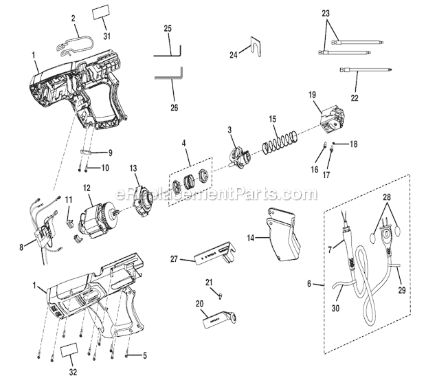 Ridgid R6790 Collated Screwdriver Page A Diagram