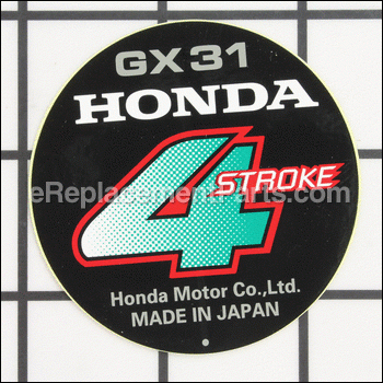 Emblem - Gx31 - 87521-ZM5-L31:Honda