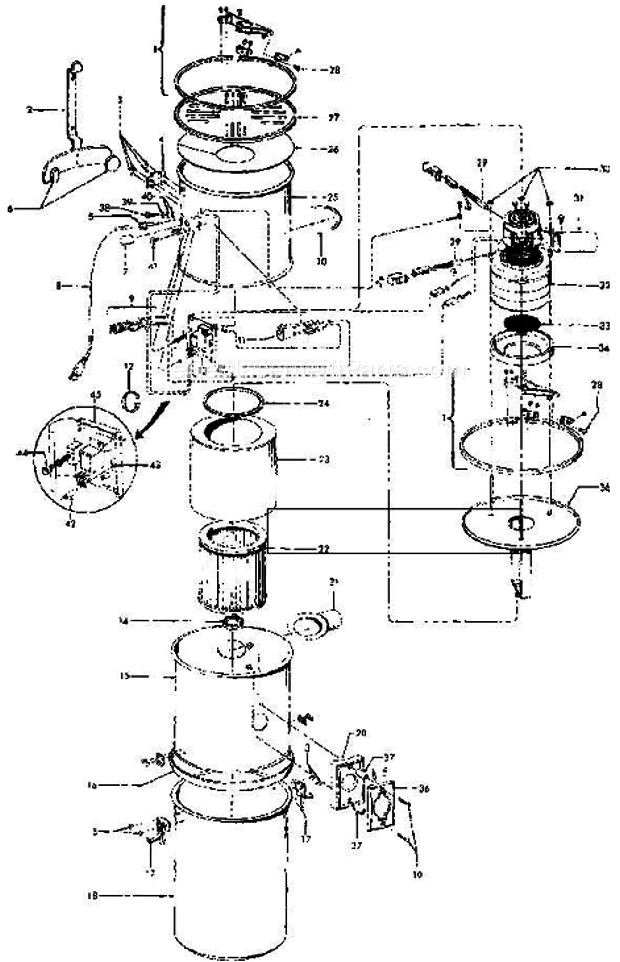 Hoover S5573 Central Vacuum Page A Diagram