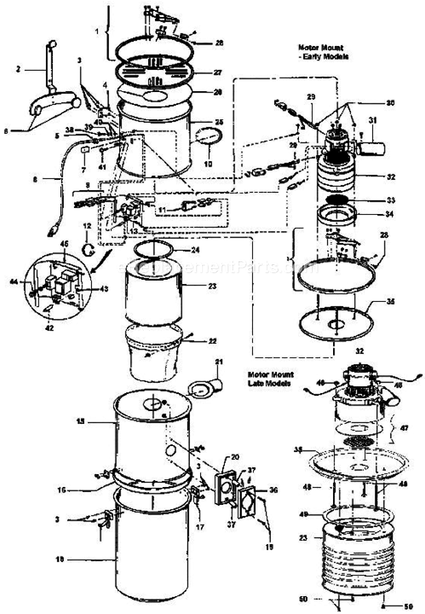 Hoover S5677 Central Vacuum Page A Diagram