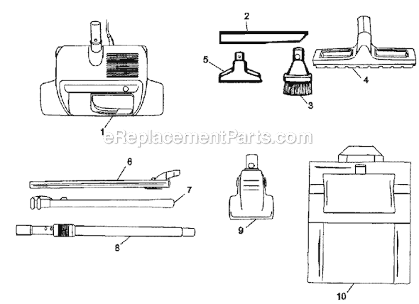 Hoover S5716 Central Vacuum System Page A Diagram