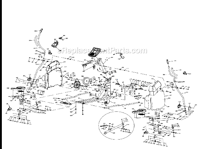 Horizon Fitness EX44 (EP111)(2006) Elliptical - Traditional Page A Diagram