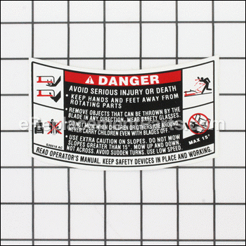 Label-deck Safety - 777S30018:Husky