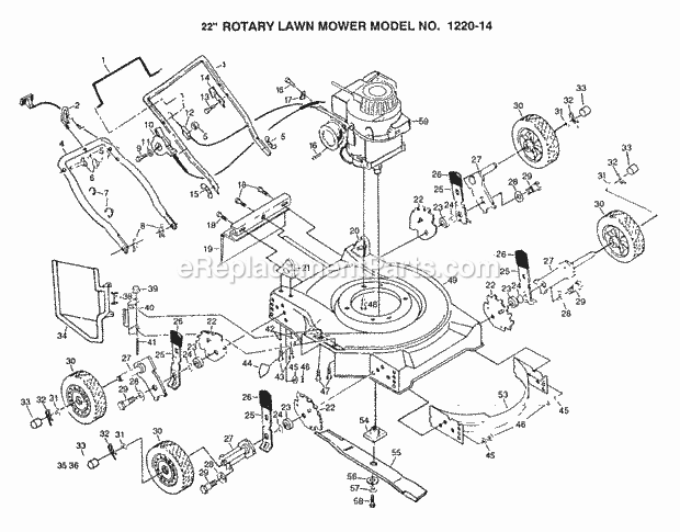 Husqvarna 1220-14 (1999 And Before) 1220-14 (1999 And Before) Page A Diagram