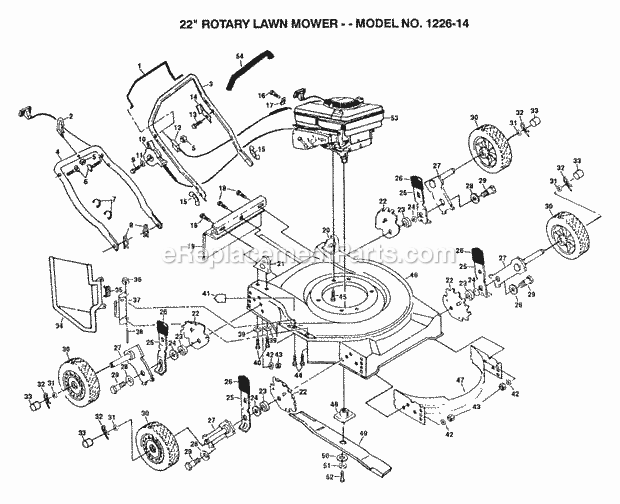 Husqvarna 1226-14 (1999 And Before) 1226-14 (1999 And Before) Page A Diagram