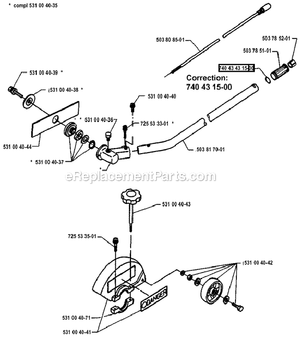Husqvarna 225 RD (1995-03) Edger Page A Diagram