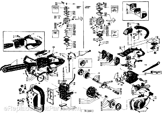 Husqvarna 34 (1980-01) Chainsaw Page A Diagram