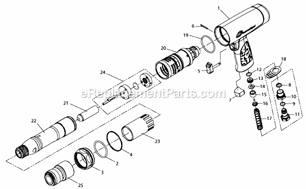 Ingersoll Rand 118MAXK Air Hammer Kit Page A Diagram