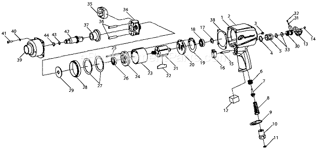Ingersoll Rand 236 Air Impact Wrench Page A Diagram