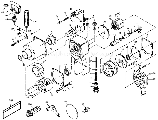 Ingersoll Rand 290-6 Impact Wrench Page A Diagram