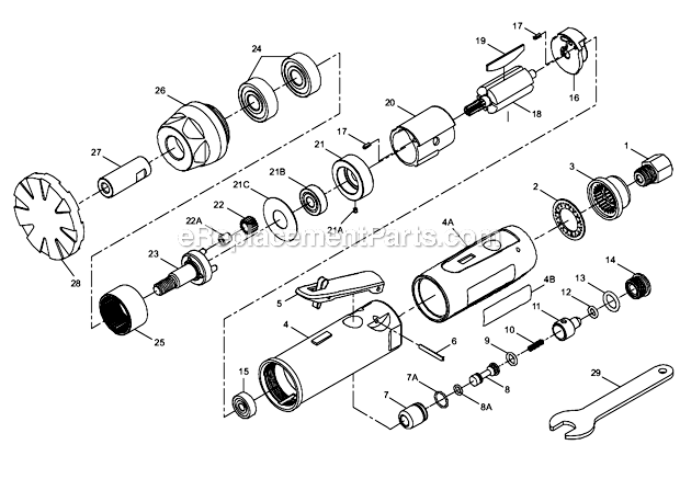 Ingersoll Rand 324 Pinstripe Remover Page A Diagram