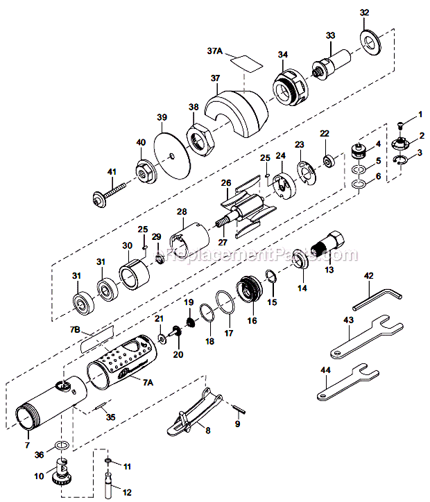 Ingersoll Rand 426 Reversible Cut-Off Page A Diagram