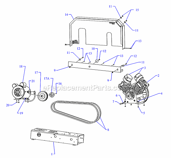 Jenny GT3B-B Two Stage Compressor Page A Diagram
