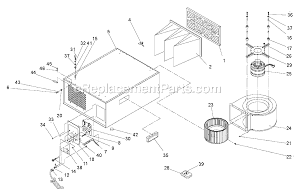 Jet AFS-1000B (708620) Air Filtration Page A Diagram