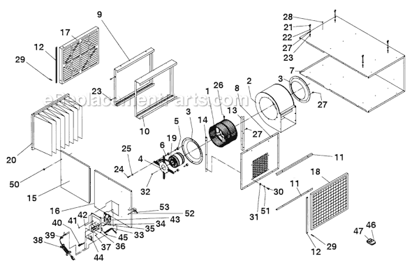 Jet AFS-2000 (708615) Air Filtration Page A Diagram