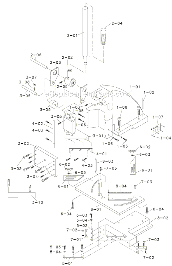 Jet HN-16N (754016) Hand Notcher Page A Diagram