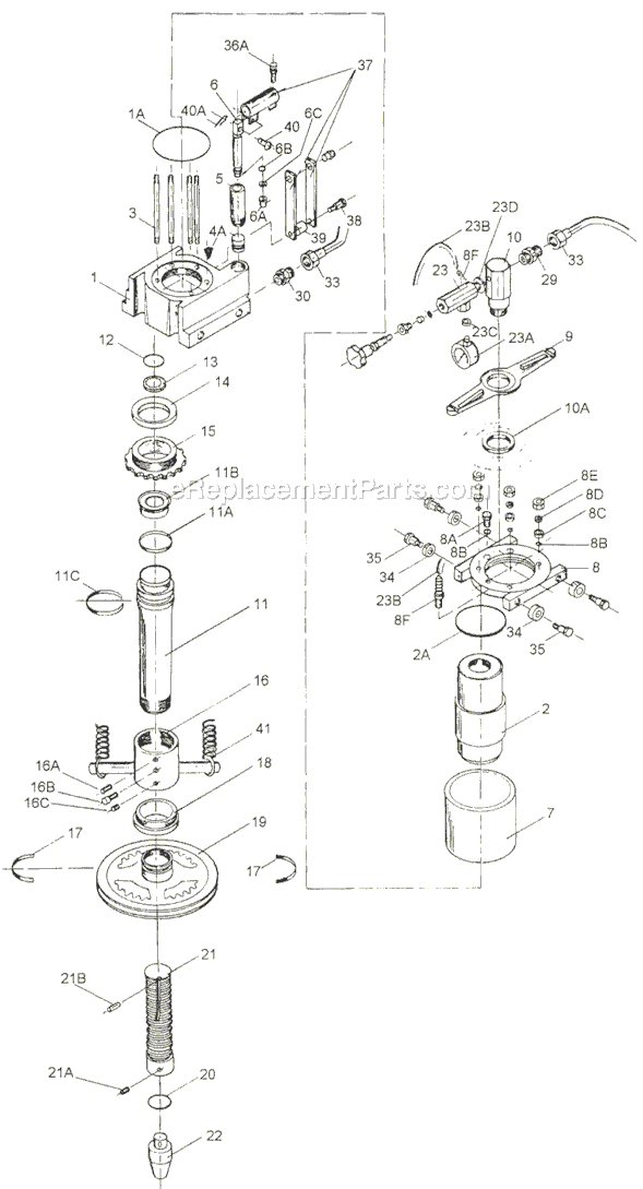 Jet   HP-60 Hydraulic Press Parts List  Manual *219 