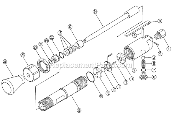Jet JET-0T (556632) Sand Rammer Page A Diagram