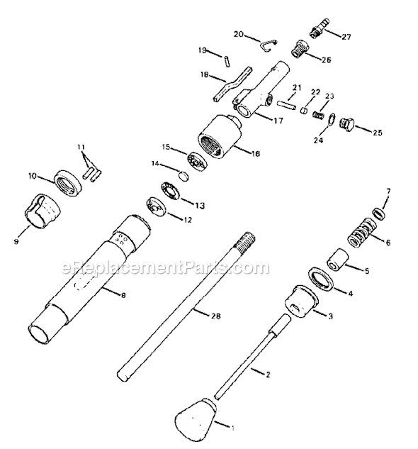 Jet JET-2T (556634) Sand Rammer Page A Diagram