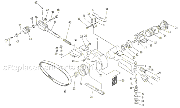 Jet JSM-620 Belt Sander Page A Diagram