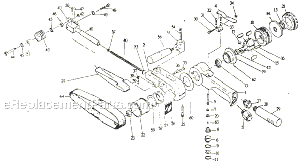 Jet JSM-630 Belt Sander Page A Diagram