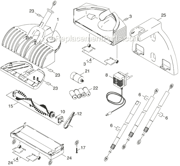 Karcher K 50 (1.258-101.0) Electric Sweeper Page A Diagram