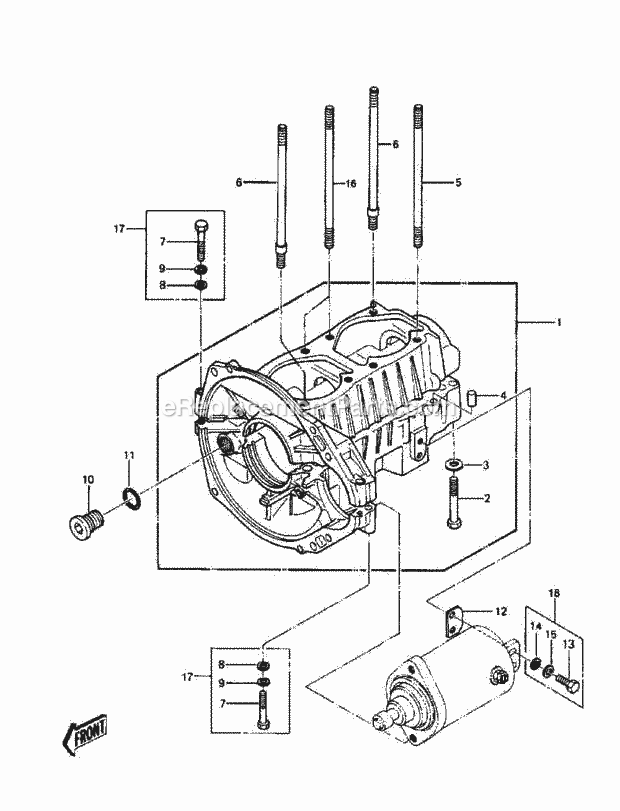 Details about   Starter Drive Assembly~1987 Kawasaki JS550 Performance Tool SHI5019 