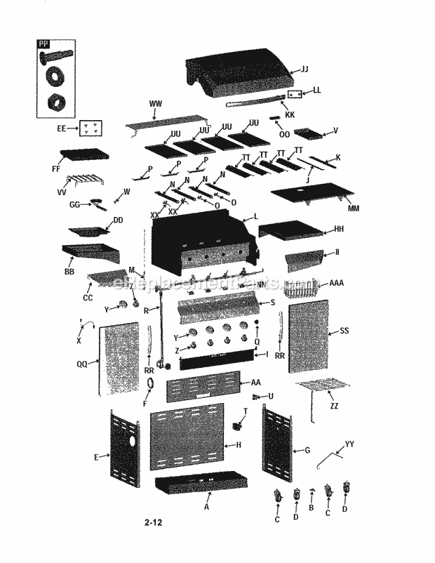 Kenmore 41516164210 Gas Grill Gas_Grill Diagram