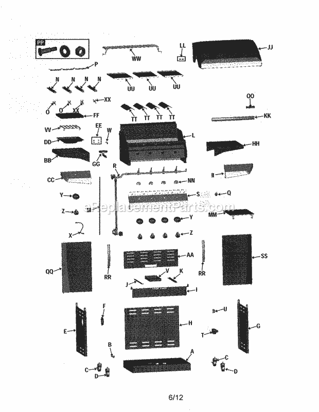 Kenmore 41516167210 Gas Grill Gas_Grill Diagram