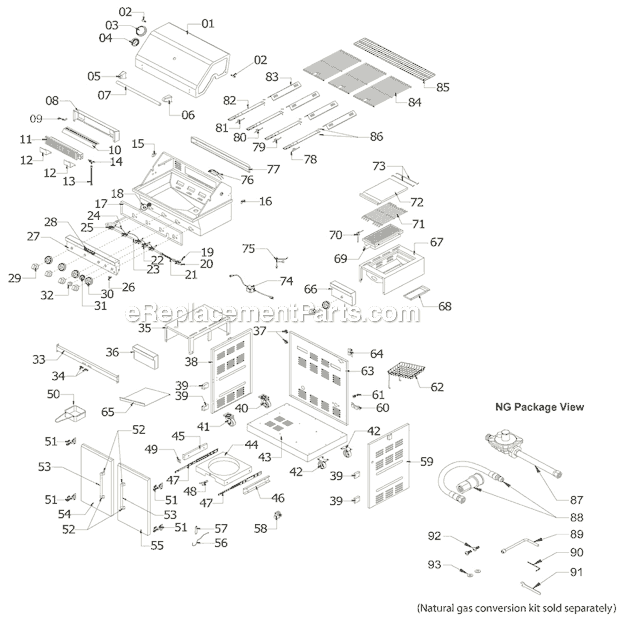 KitchenAid 720-0733 Outdoor Grill Page A Diagram