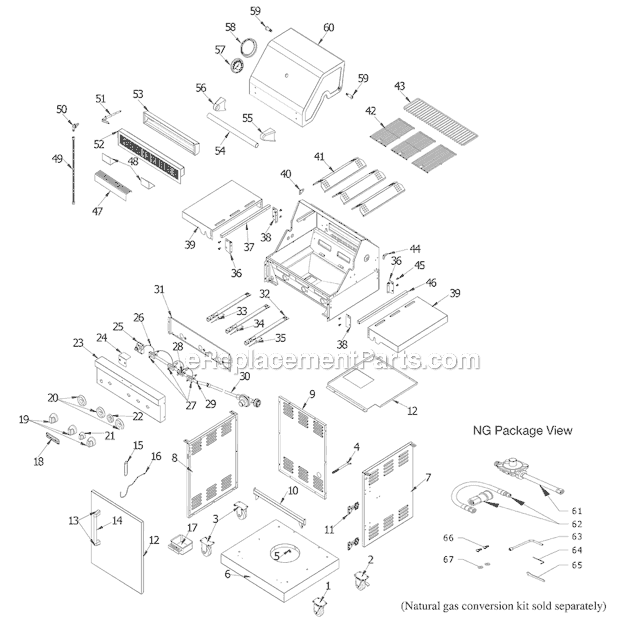 KitchenAid 720-0787 Outdoor Grill Page A Diagram