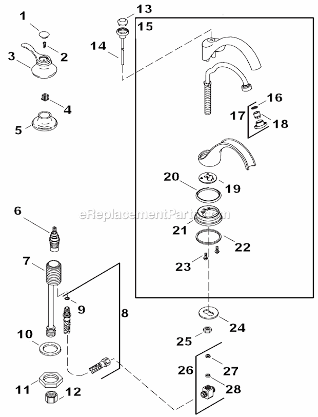 Kohler K 12265 4 Widespread Lavatory