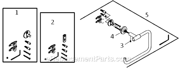 Kohler K-14441 Purist Towel Ring Page A Diagram