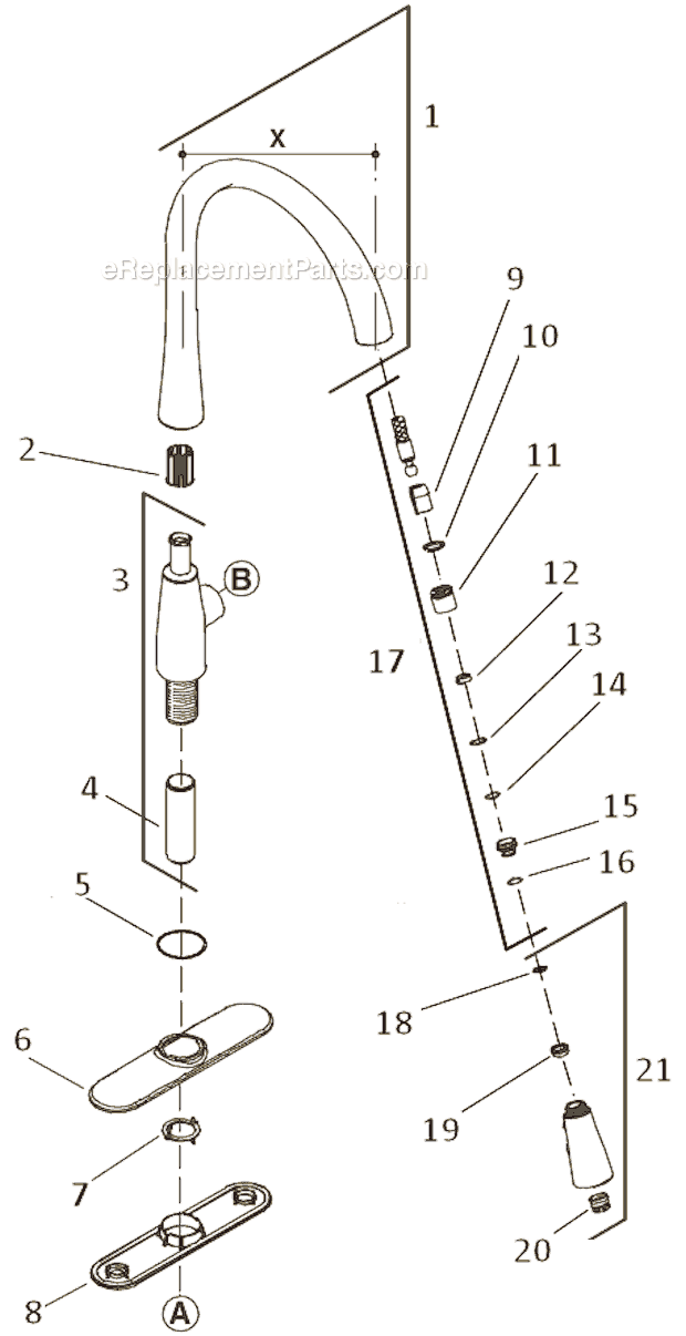 Kohler K 596 Simplice Single Hole