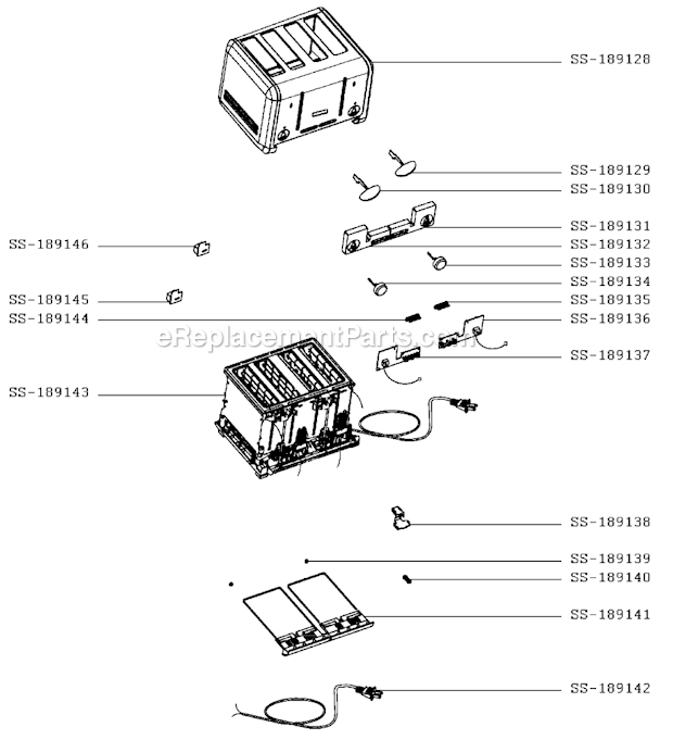 Krups KH724D50/9BA Toaster Pro Page A Diagram