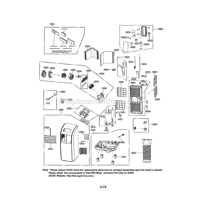 LG LP0814WNR (00) Room Air Conditioner Room Air Conditioner Diagram