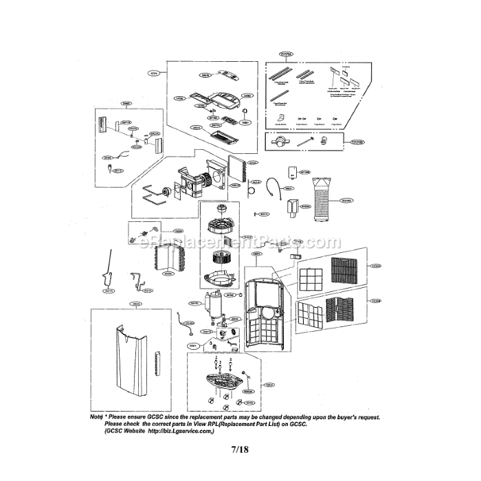 LG LP1415WXRSM (00) Room Air Conditioner Air Conditioner Diagram