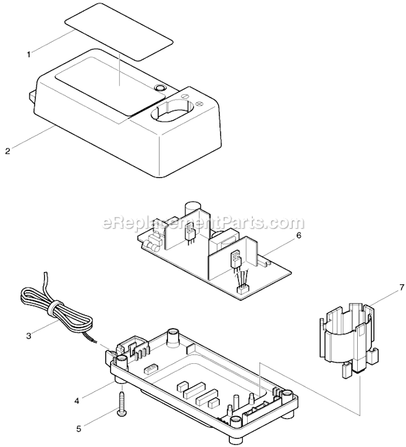 Makita DC1413 Charger Case Page A Diagram