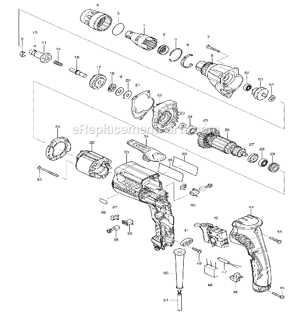 Makita FS2200 Drywall Screwdriver Page A Diagram