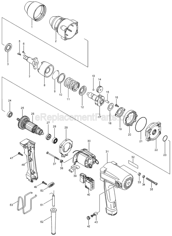 Makita TW0200 Drive Impact Wrench Page A Diagram