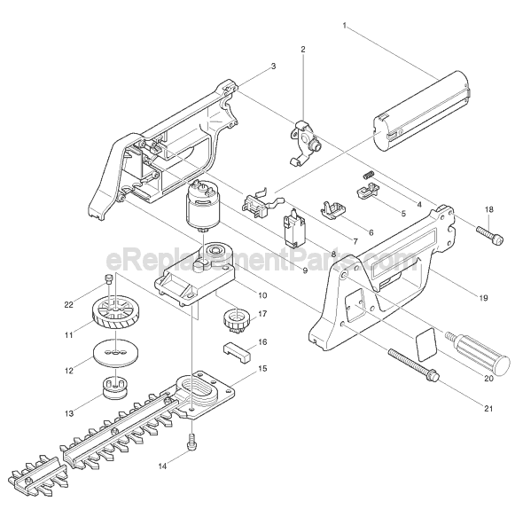 Makita UH3000D Hedge Trimmer Page A Diagram
