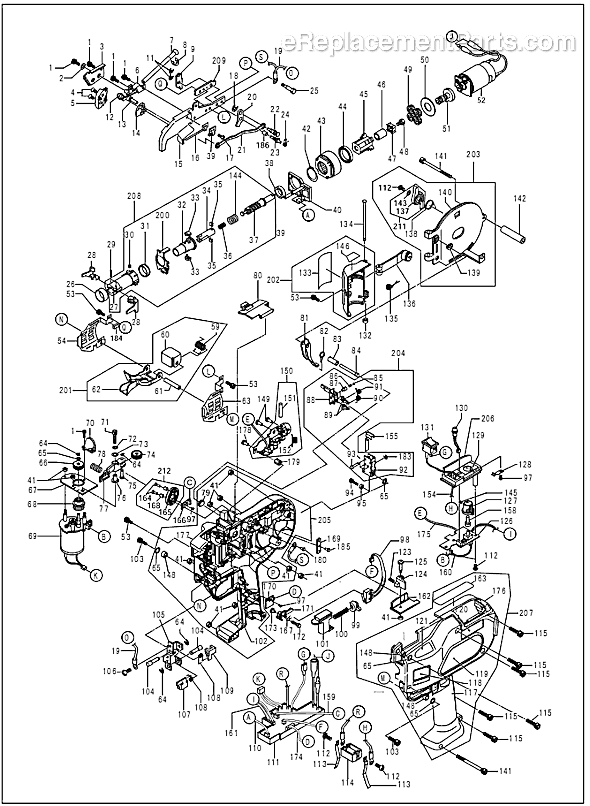 Max RB215 Re-Bar Tying Tool Page A Diagram