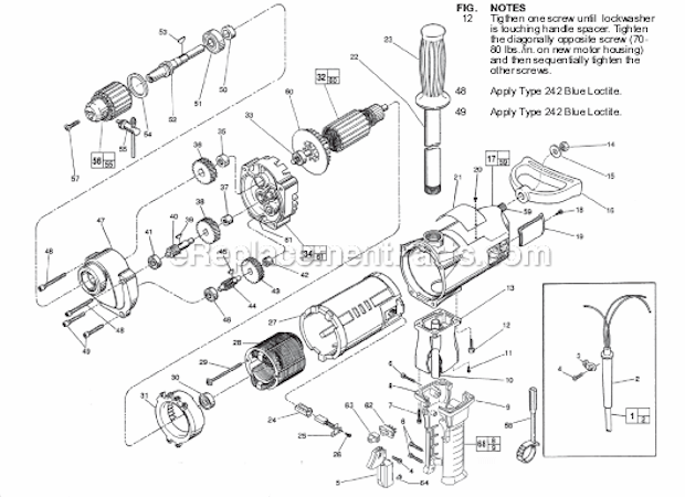 Milwaukee 1854-1 (SER 567D) Electric Drill/Driver Page A Diagram