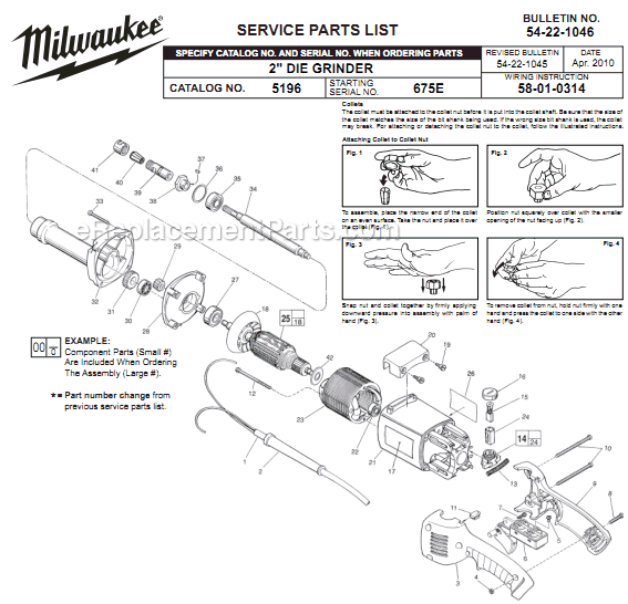 Milwaukee 5196 (SER 675E) 2