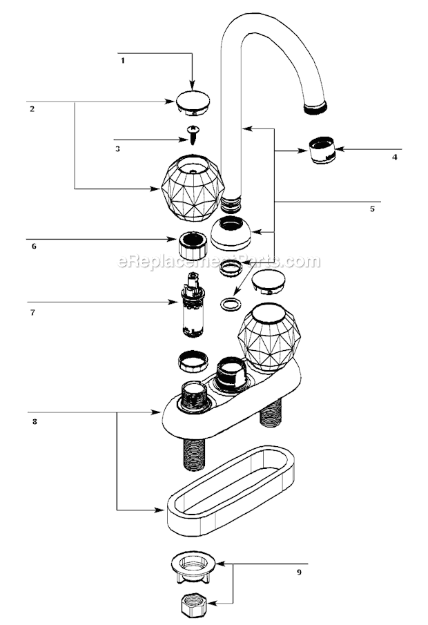 Moen 4910 (After 3-10) Bar Faucet Page A Diagram