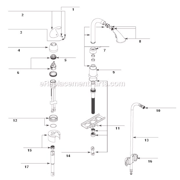 Moen 5955ORB (After 9-10) Bar Faucet Page A Diagram
