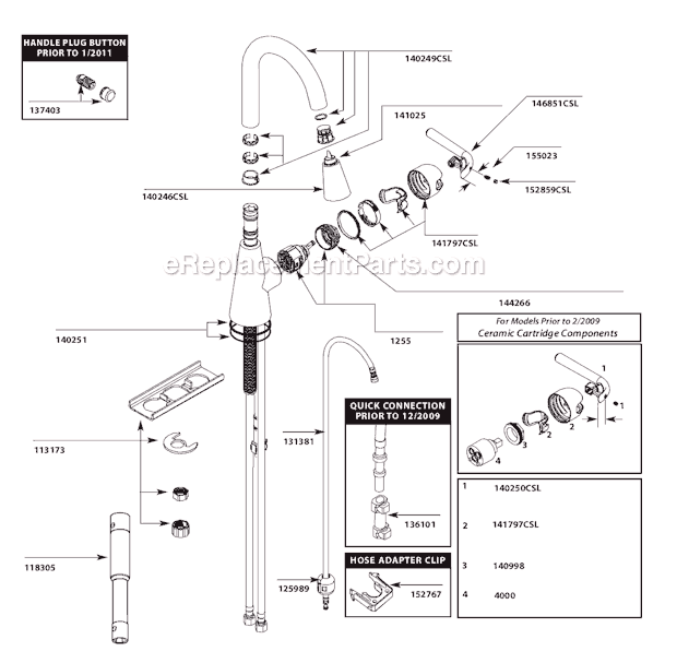 Moen S61708CSL Bar Faucet Page A Diagram