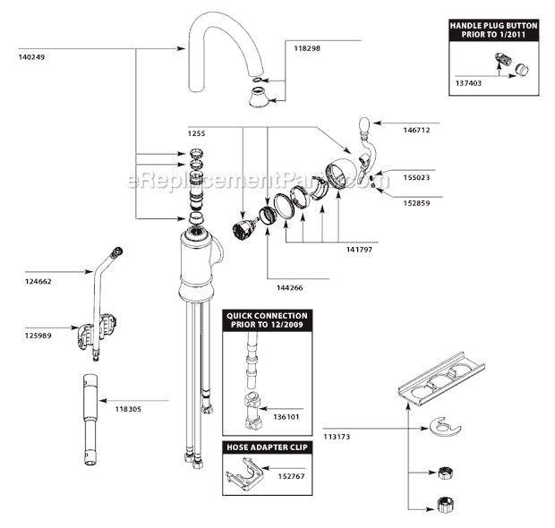 Moen S6208C Bar Faucet Page A Diagram