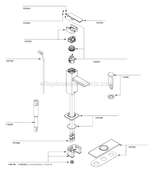 Moen S6700 Bathroom Faucet Page A Diagram